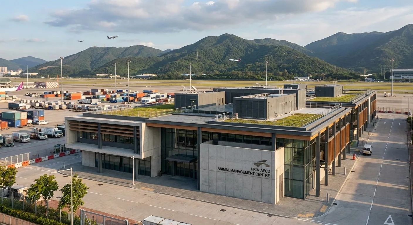 Hong Kong International animal arrival facility or airport guide