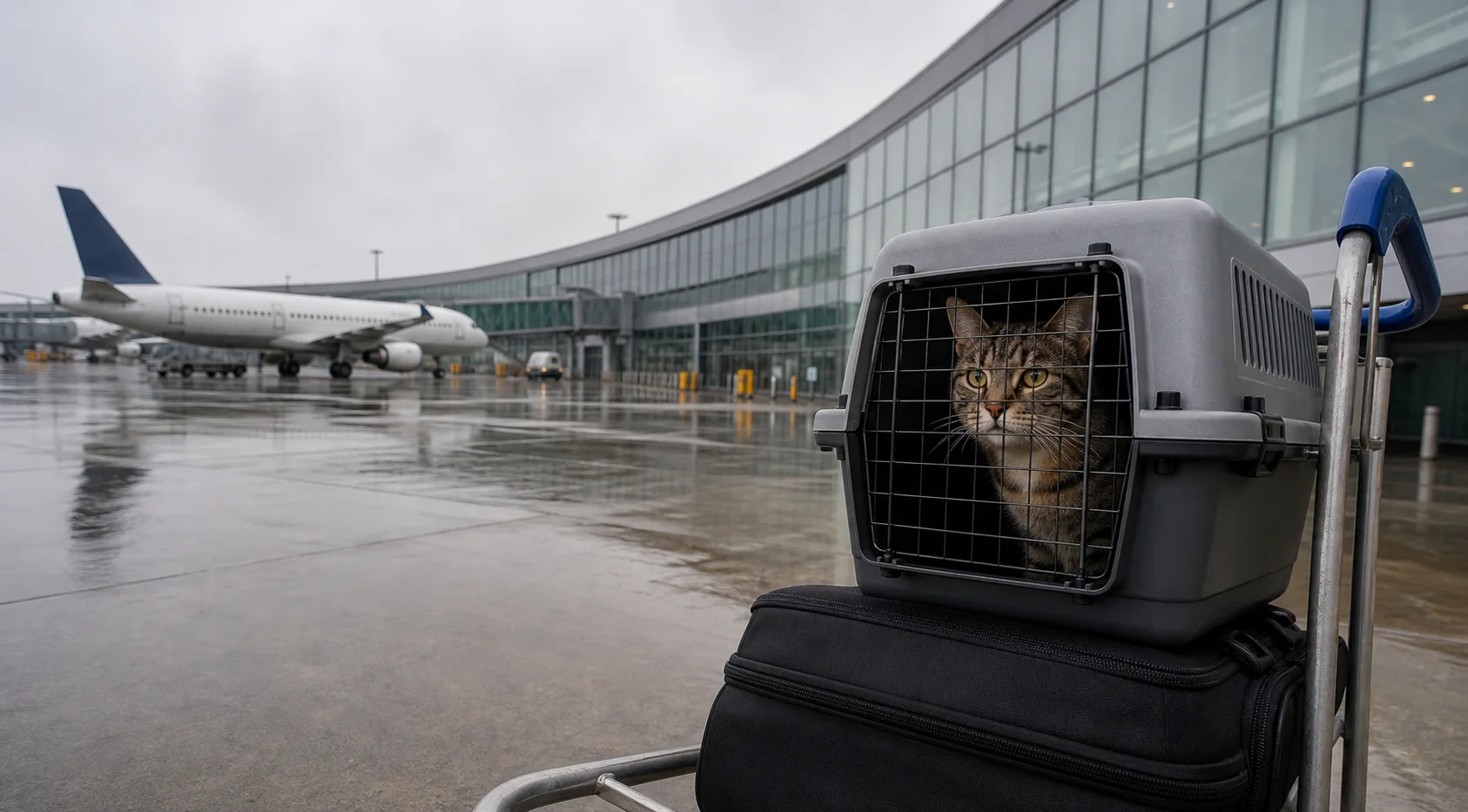 London Gatwick 공항 특화 편집 삽화