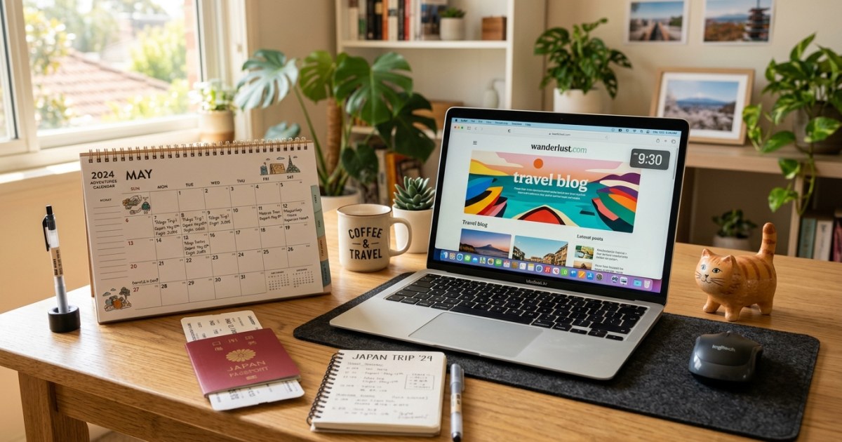 Calendar beside cat travel documents showing tight timing requirements
