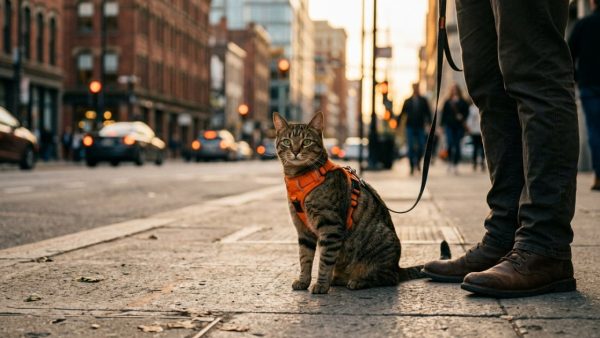 Training Your Indoor Cat for Safe Outdoor Leash Adventures in Urban Environments