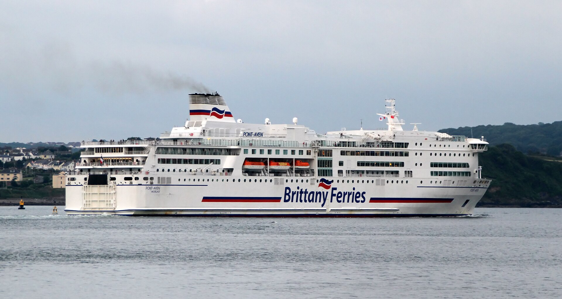 Brittany Ferries Pont-Aven ferry at sea
